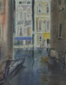 PATRICK HALL (1906-1992) - BLIND CORNER, VENICE WATERCOLOUR
