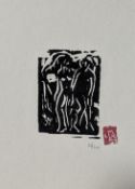 BILLY CHILDISH - UNTITLED WOODCUT