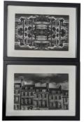 SIMON CHRISTIE (BATH LOCAL PHOTOGRAPHER) - TWO UNIQUE BLACK & WHITE PHOTOGRAPHS OF BATH