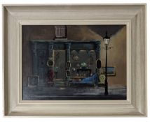 DEBORAH JONES (B.1921-2012) - MR PROUT'S SHOP, 1969 - OIL PAINTING