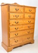 VINTAGE 20TH CENTURY LARGE PINE CHEST OF DRAWERS