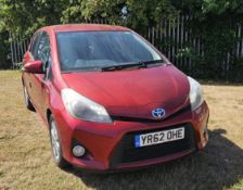 YR62 OHE - TOYOTA YARIS T4 HYBRID AUTO 1.4 FIVE DOOR - 55,000 MILES - MOT OCT 25