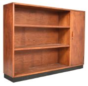 BRITISH MODERN DESIGN - LOW TEAK WOOD BOOKCASE CUPBOARD