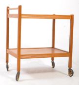 BRITISH MODERN DESIGN - MID 20TH CENTURY TEAK HOSTESS TROLLEY