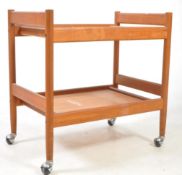 BRITISH MODERN DESIGN - MID CENTURY TEAK TROLLEY