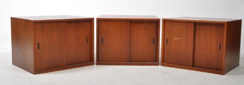 BRITISH MODERN DESIGN - MID CENTURY TEAK MODULAR CABINETS