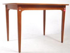 MID CENTURY NATHAN TEAK EXTENDING DINING TABLE