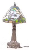 VINTAGE TIFFANY MANNER TABLE LAMP