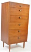 AVALON FURNITURE BRITISH MODERN DESIGN - MID CENTURY TEAK CHEST OF DRAWERS