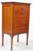 EDWARDIAN CHINESE CHIPPENDALE CHEST OF DRAWERS