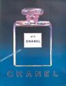 ANDY WARHOL - VINTAGE 1997 CHANEL NO. 5 LITHOGRAPH IN BLUE AND PURPLE