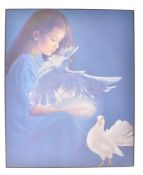 VERKERKE - MID CENTURY FULL COLOUR ART PRINT ON BOARD