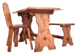 BESPOKE-MADE LIVE EDGE DINING SUITE