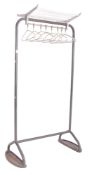 TWO R. W. BAMFORTH & CO LTD - MID CENTURY 1960S METAL CLOTHES STAND