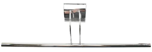 ITALIAN VINTAGE 20TH CENTURY CHROME & GLASS WALL OFFICE LIGHT