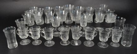 COLLECTION OF EDWARDIAN EARLY 20TH CENTURY PALL MALL GLASSWARE
