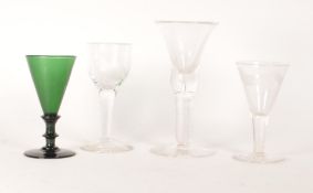 COLLECTION OF 19TH / 20TH CENTURY HAND MADE DRINKING GLASSES