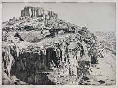 ERNEST STEPHEN LUMSDEN - JODHPUR - DRYPOINT ETCHING