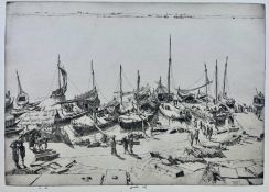 ERNEST STEPHEN LUMSDEN (1883-1948) - BOATS & ... - 1927 ETCHING