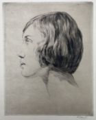 WILLIAM PALMER ROBINS - THEA KENNEDY - 1920 DRYPOINT ETCHING