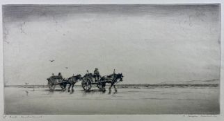 WILLIAM DOUGLAS MACLEOD (1892-1963) - CARTS... - 1922 ETCHING