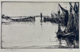 WILLIAM PALMER ROBINS - VEER STARBOARD - 1929 DRYPOINT ETCHING