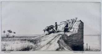 CHARLES WILLIAM CAIN - THE CHERAD - DRYPOINT ETCHING