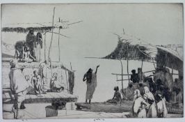 ERNEST STEPHEN LUMSDEN - A MODERN BETHESDA - 1923 ETCHING