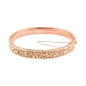 VICTORIAN HALLMARKED 9CT GOLD BANGLE
