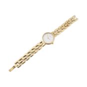 HALLMARKED 9CT GOLD GENEVE DRESS WATCH