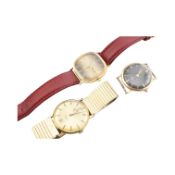 COLLECTION OF THREE VINTAGE WRISTWATCHES