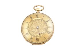 SWISS 18CT GOLD BAUME POCKET WATCH