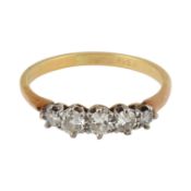 HALLMARKED 18CT GOLD & DIAMOND