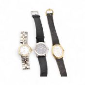 COLLECTION OF THREE RAYMOND WEIL WRISTWATCHES