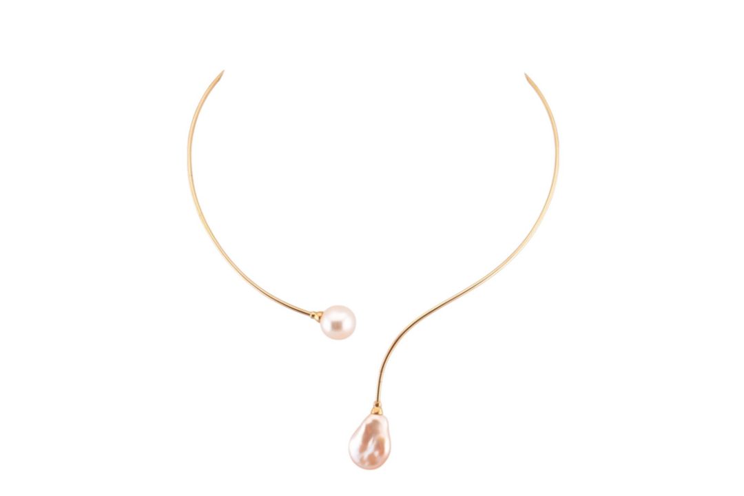 18CT GOLD & SOUTH SEA PEARL COLLAR NECKLACE - Image 5 of 5