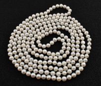 SINGLE STRAND PEARL NECKLACE