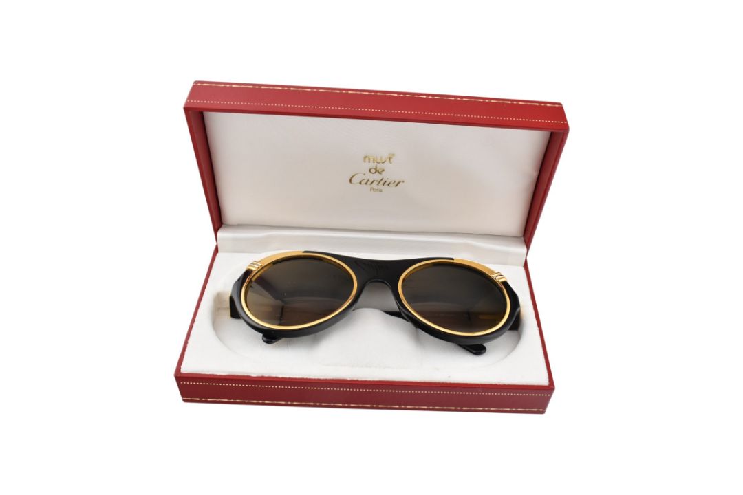 PAIR OF 1991 CARTIER DIABOLO SUNGLASSES - Image 1 of 12