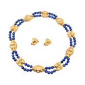 1990S LIBERTY OF LONDON NECKLACE & EARRING SUITE