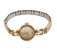 EARLY 20TH CENTURY HALLMARKED 9CT GOLD OMEGA LADIES WATCH