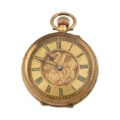 18CT GOLD SWISS FOB WATCH