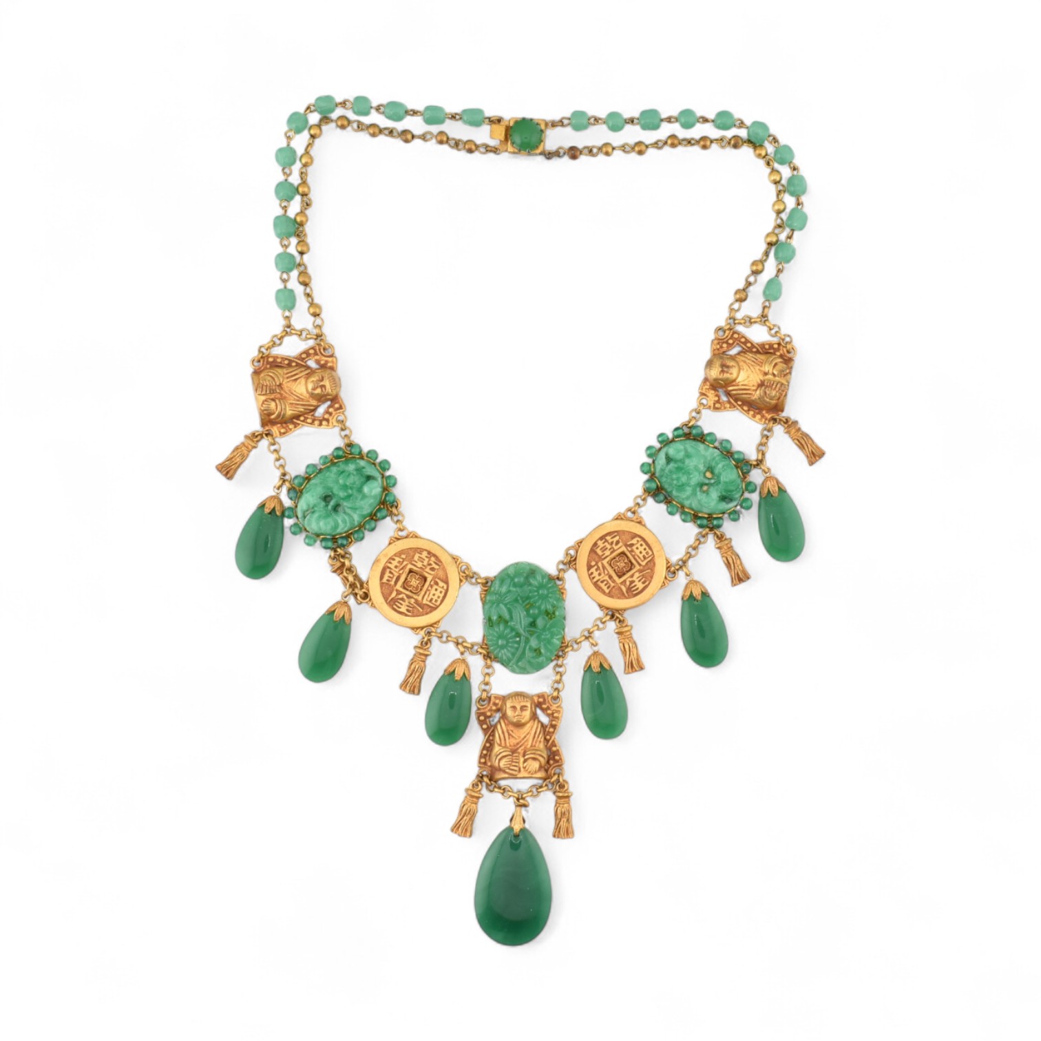SIGNED VINTAGE ASKEW LONDON BUDDHA NECKLACE - Image 4 of 6