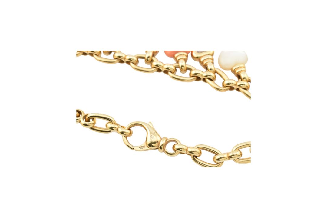 1990S CHOPARD 18CT GOLD HAPPY DIAMONDS HEART CHARM NECKLACE - Image 4 of 8
