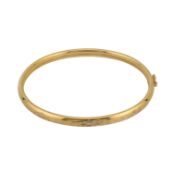 9CT GOLD BANGLE