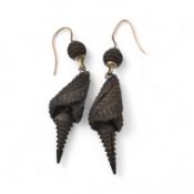 PAIR OF 19TH VICTORIAN CENTURY PENDANT EARRINGS