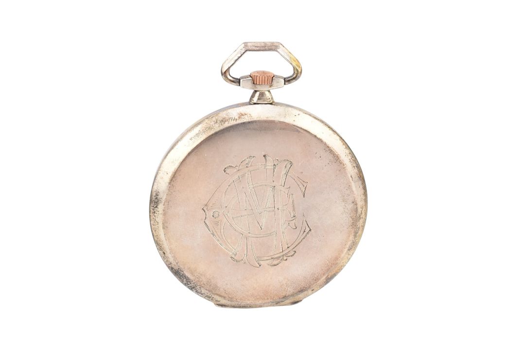 1920S OMEGA SILVER ART DECO POCKET WATCH - Image 3 of 7