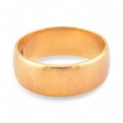 HALLMARKED 18CT GOLD BAND RING