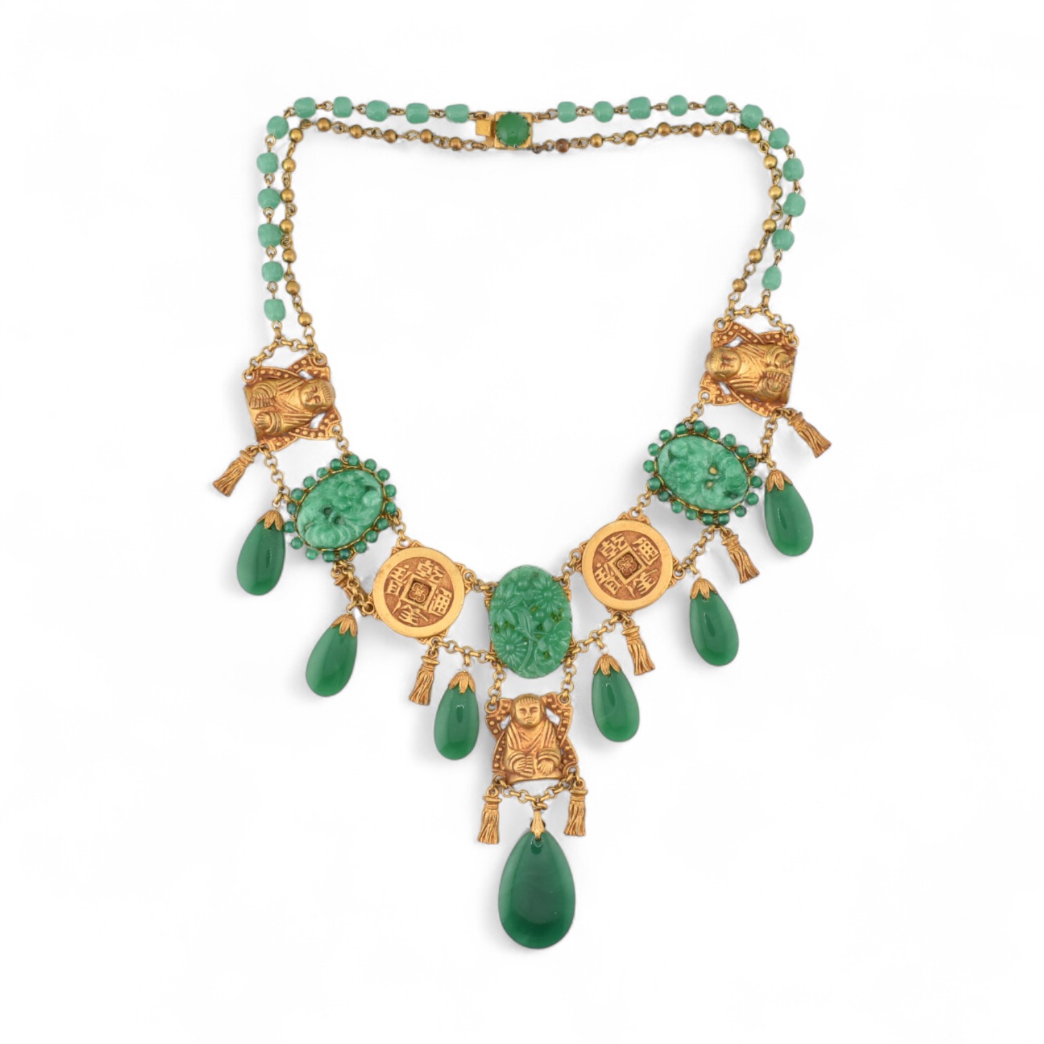 SIGNED VINTAGE ASKEW LONDON BUDDHA NECKLACE - Image 3 of 6