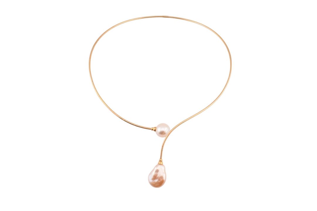 18CT GOLD & SOUTH SEA PEARL COLLAR NECKLACE - Image 3 of 5