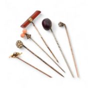 ASSORTMENT OF 19TH & EARLY 20TH CENTURY LAPEL PINS