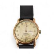 ROTARY VINTAGE GENTS 9CT GOLD WRISTWATCH